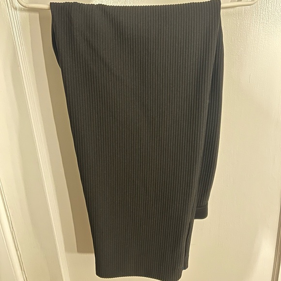 River Island London Black Plisse Smart Trousers NWOT - Picture 1 of 5